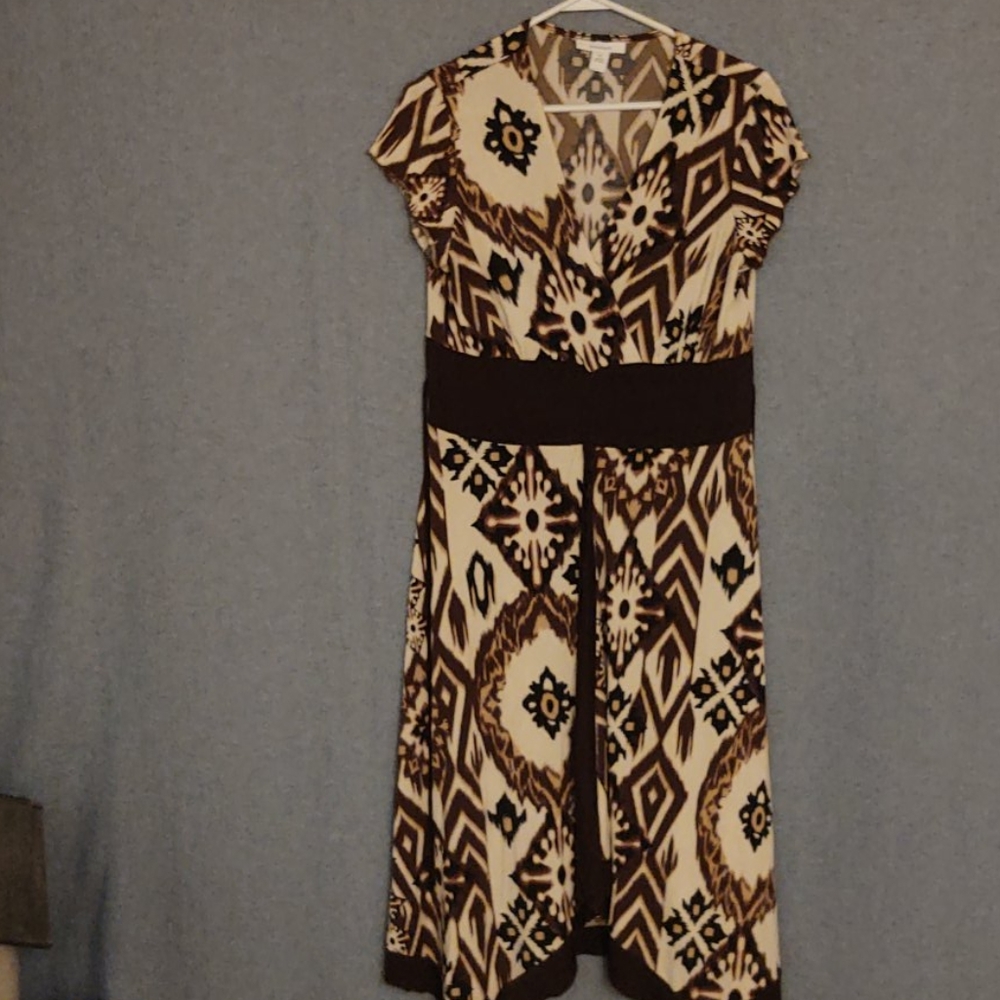 dressbarn midi dress size 10